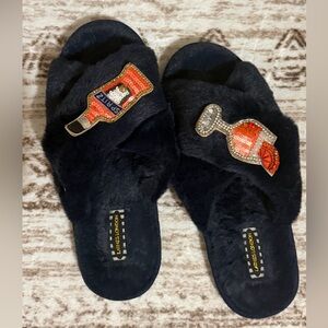 Laines London Aperol Spritz slippers. The most comfortable slippers!